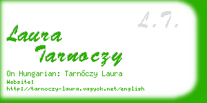 laura tarnoczy business card